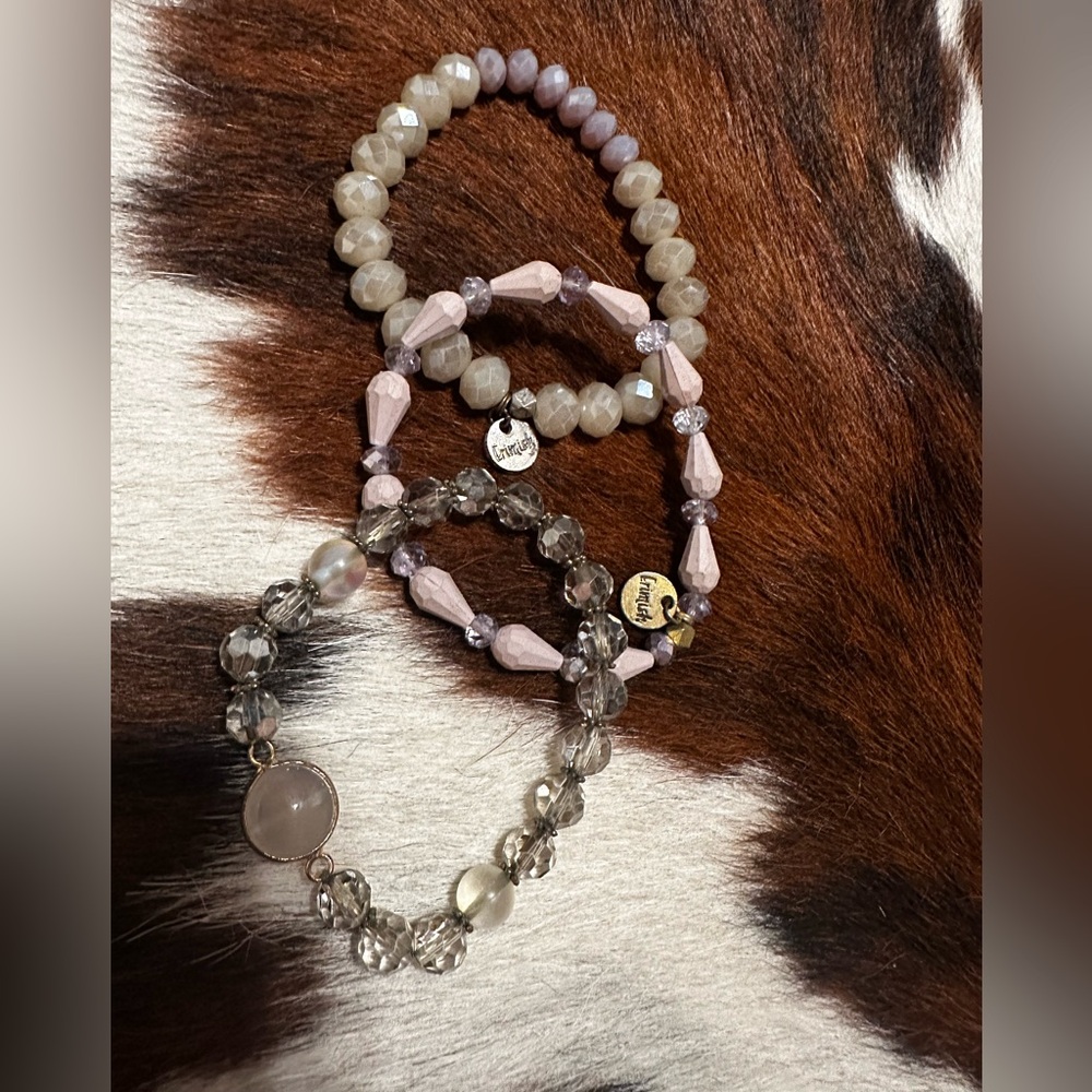 Erimish + others 3 Piece Beaded Bracelet Set